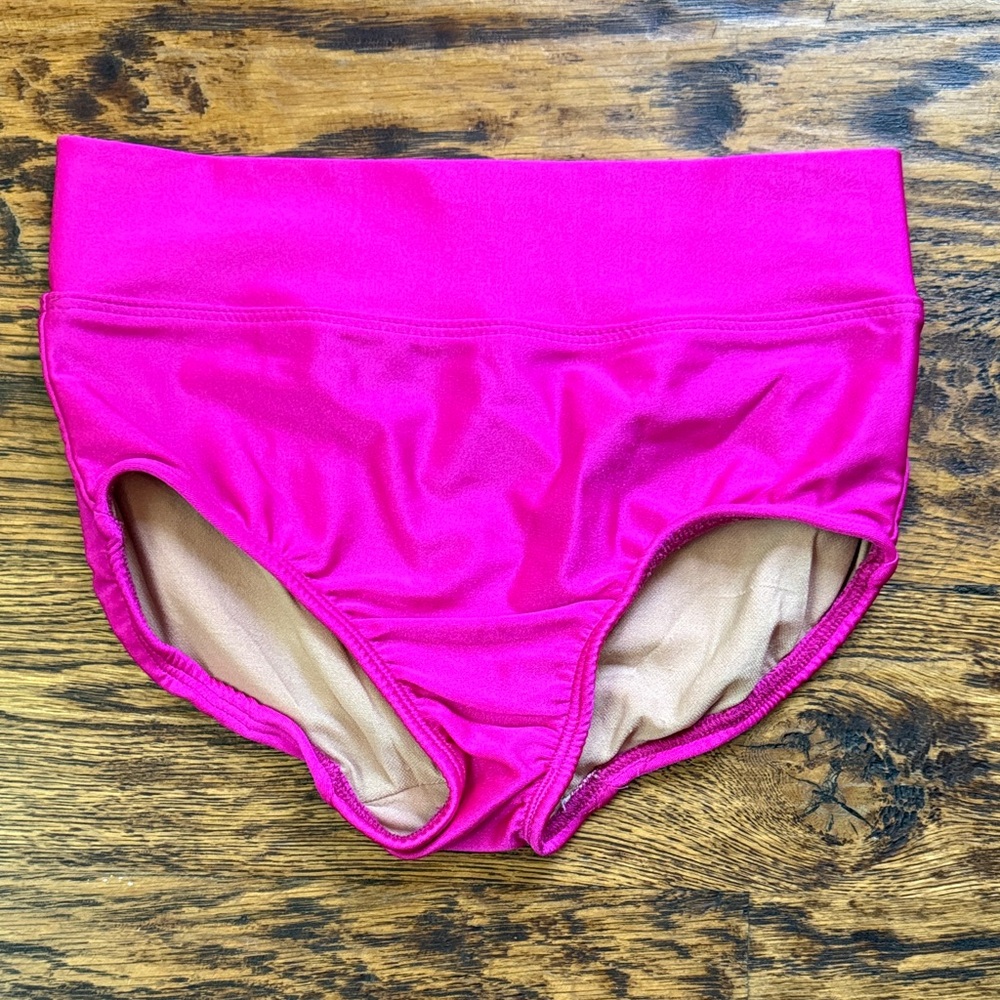 Girls Pink Dance Briefs